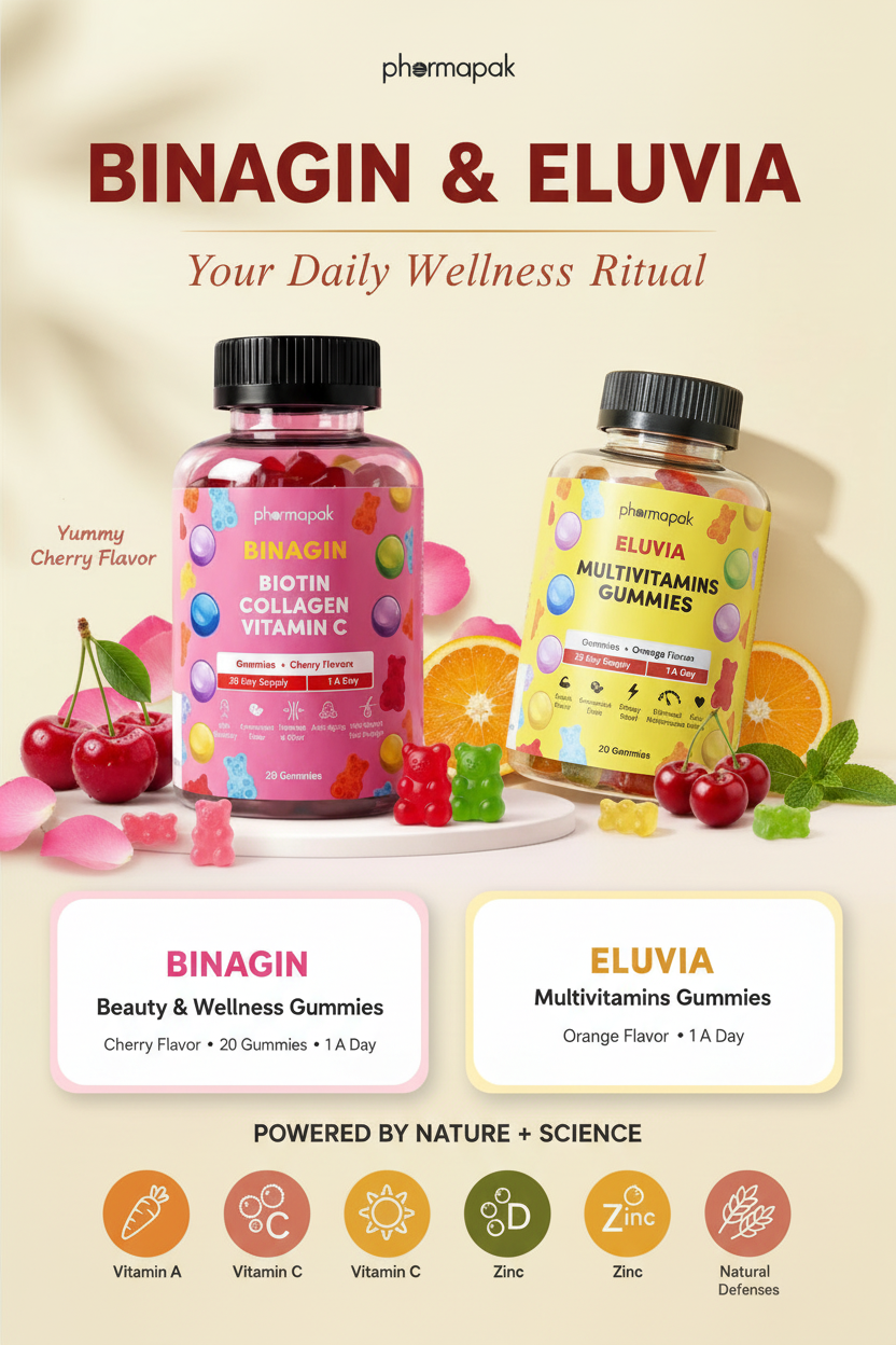 Binagin + Eluvia Gummies Combo Bundle